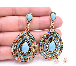 Teardrop Shaped Earrings